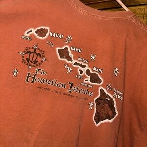 XXL Hawaii Graphic T-Shirt in Rust. MUST BE BUNDLED